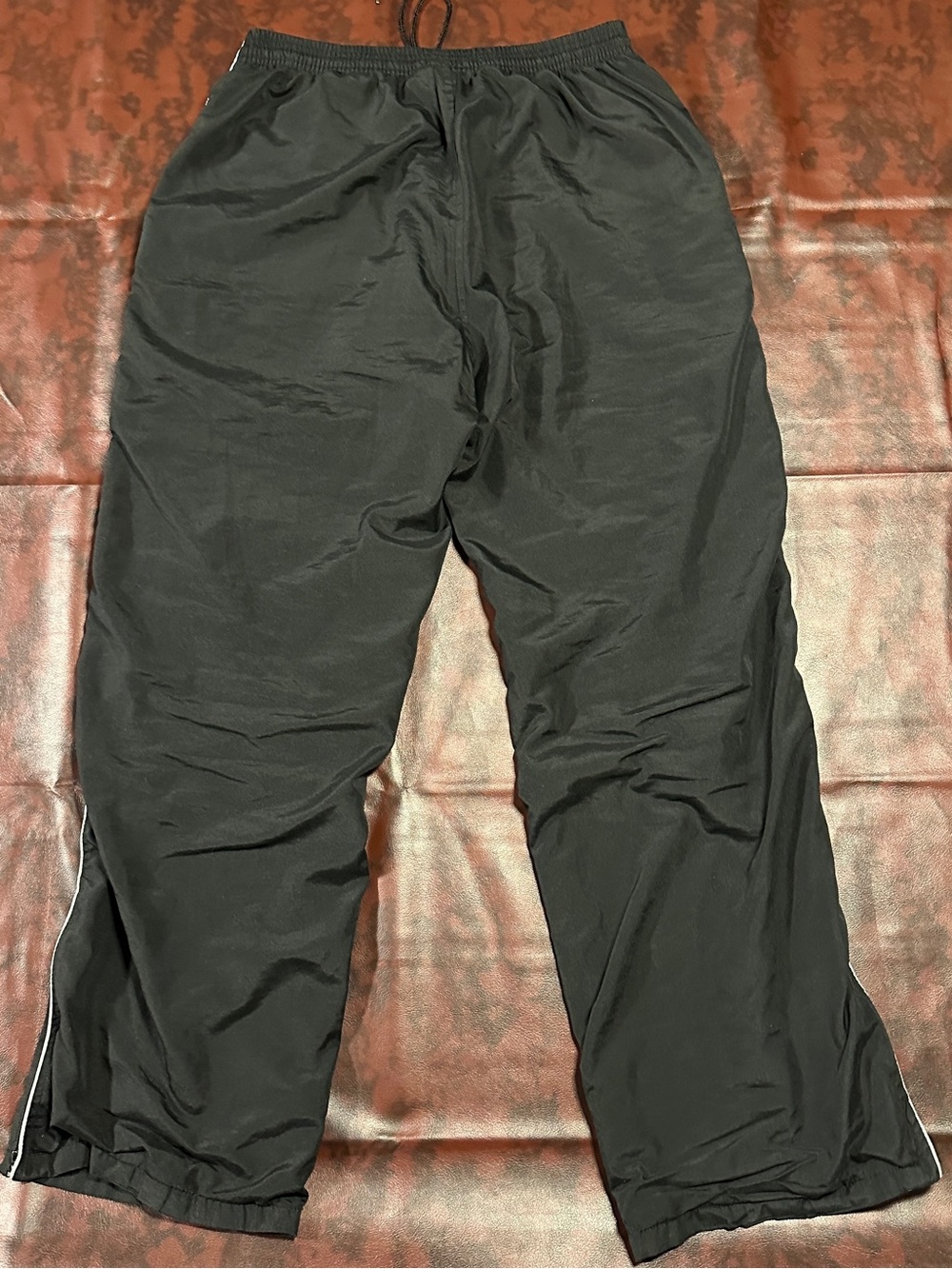 Men's Black Athletic Track Pants - Picture 4 of 7